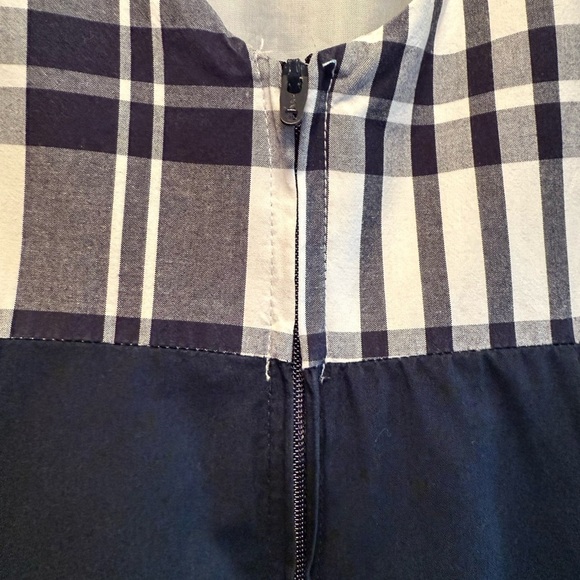 Gymboree White and Blue Sleeveless A-line Dress - Picture 4 of 10